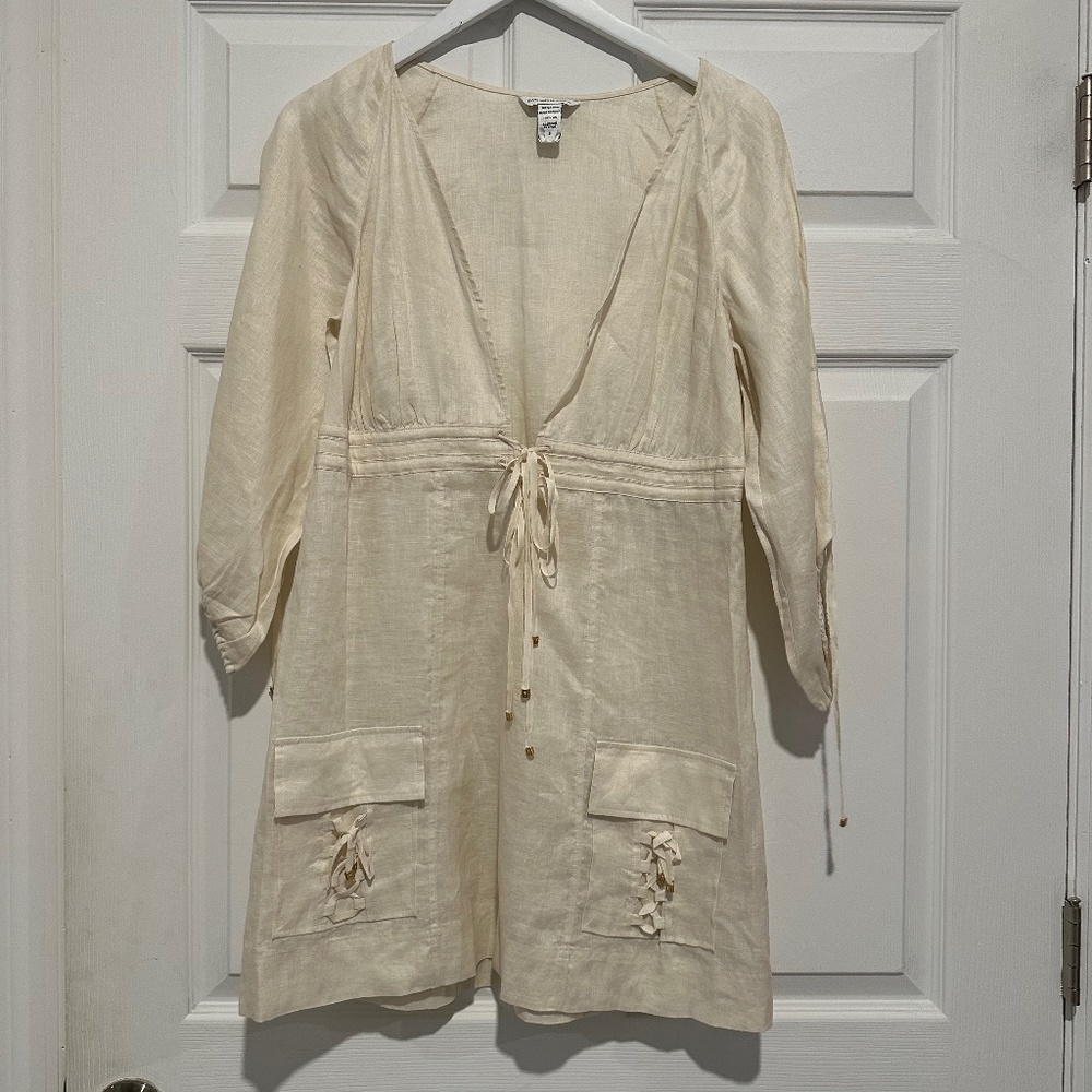 Diane Von Furstenberg Vintage Linen Coverup